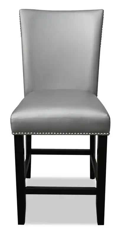 Chaise de salle à manger hauteur comptoir en velours