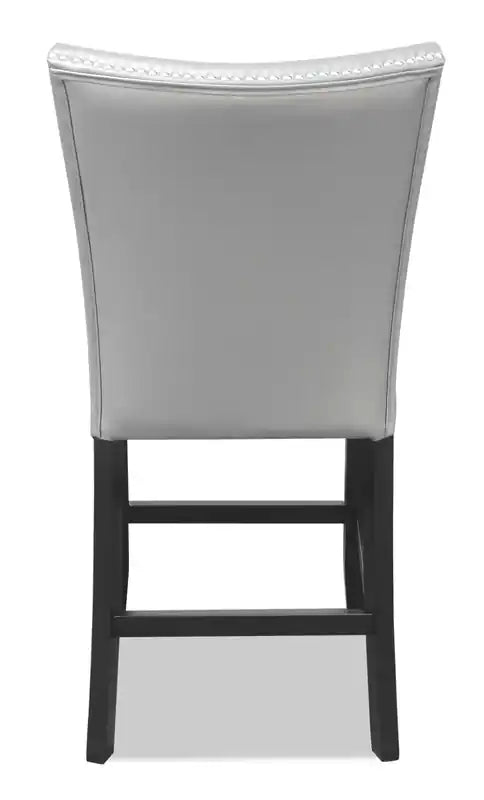 Chaise de salle à manger hauteur comptoir en velours
