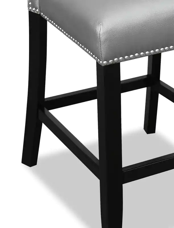 Chaise de salle à manger hauteur comptoir en velours
