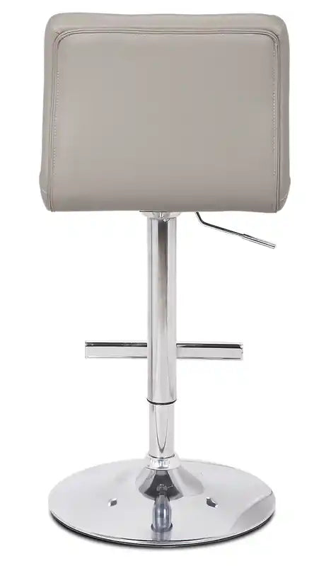 Tabouret de bar avec assise pivotante et réglable, revêtement en similicuir, 24-33H