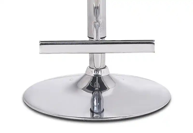 Tabouret de bar avec assise pivotante et réglable, revêtement en similicuir, 24-33H