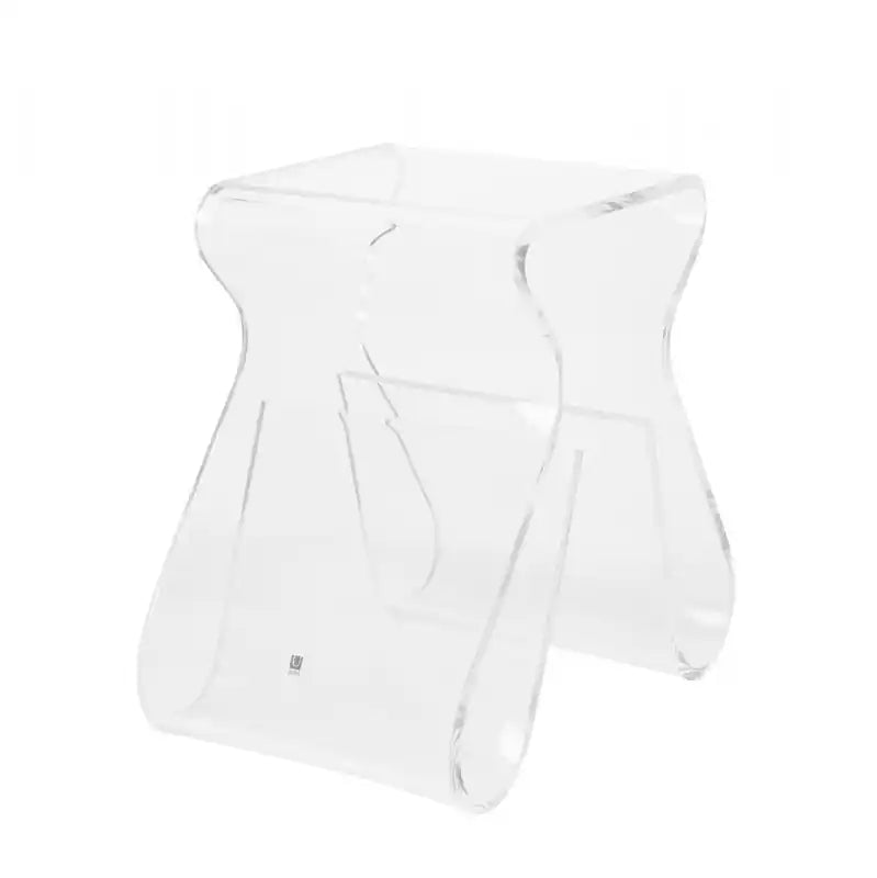 Table d'appoint porte-revues moderne en acrylique