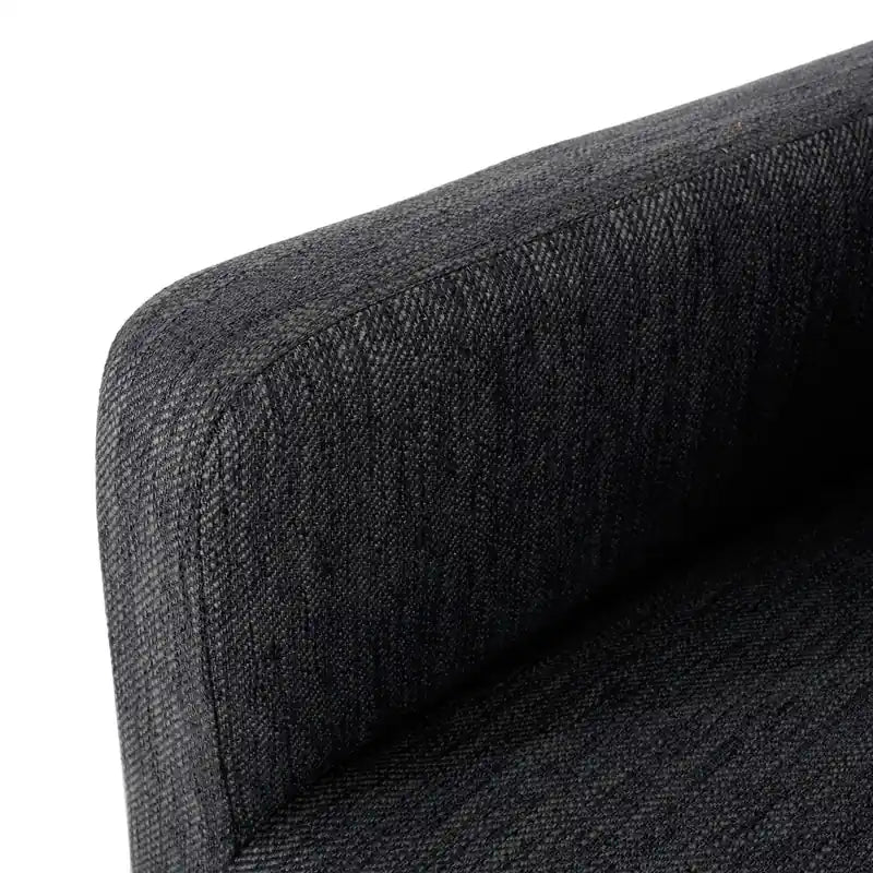 Tabouret de comptoir de 66 cm avec siège en tissu rembourré et pieds en bois massif