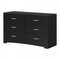 Step One 6-drawer Dresser - Pure Black