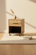 Arlen 1-drawer Nightstand - Weathered Oak