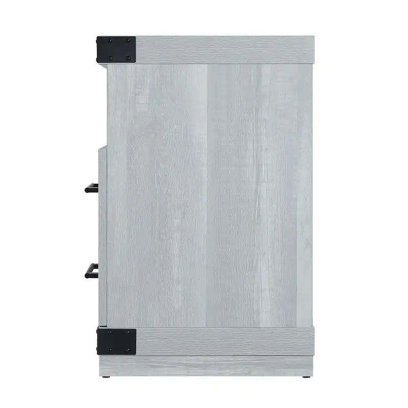 Meuble TV 152 cm avec 2 tiroirs et 4 étagères
