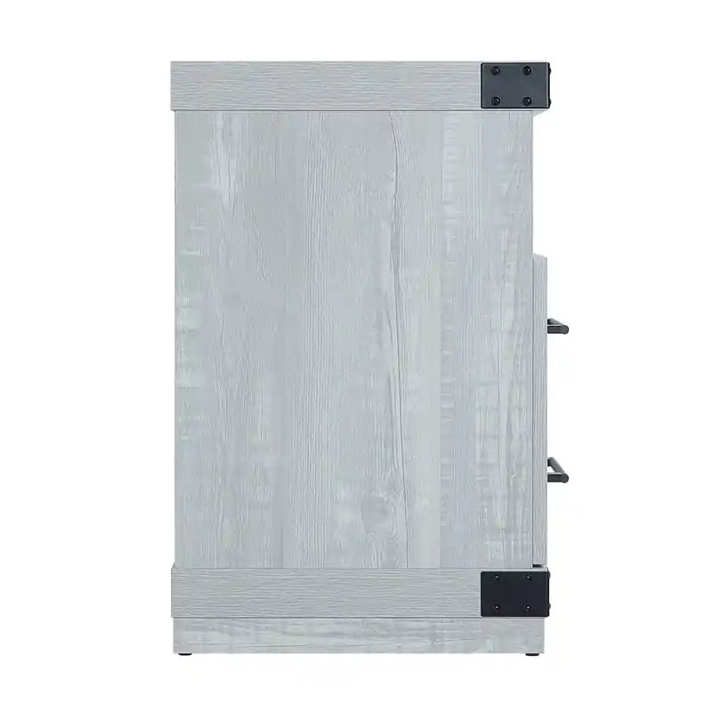 Meuble TV 152 cm avec 2 tiroirs et 4 étagères