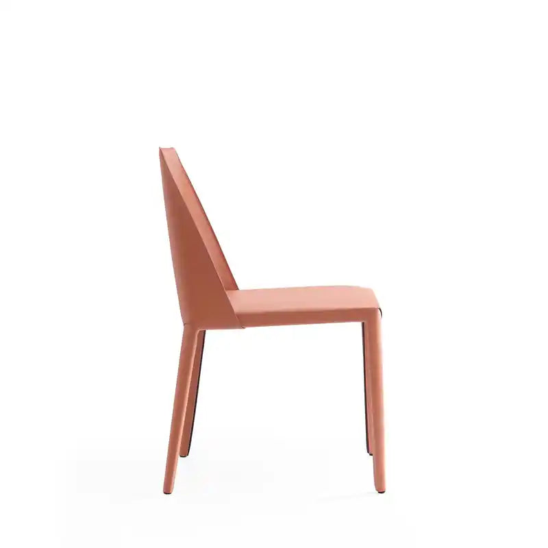 Chaises de salle à manger en cuir pleine fleur – Argile