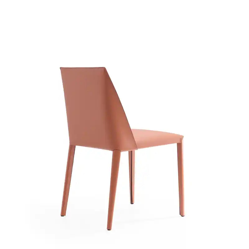 Chaises de salle à manger en cuir pleine fleur – Argile
