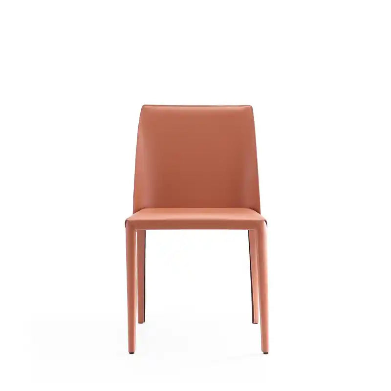 Chaises de salle à manger en cuir pleine fleur – Argile