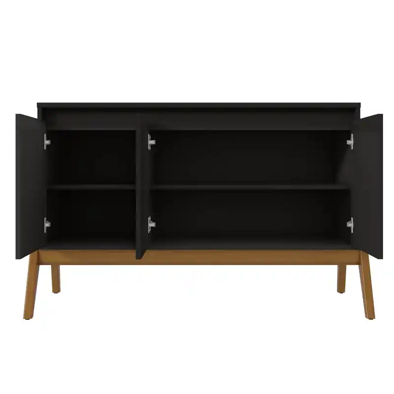 Buffet Mid-Century Modern 48,50 avec pieds en bois massif