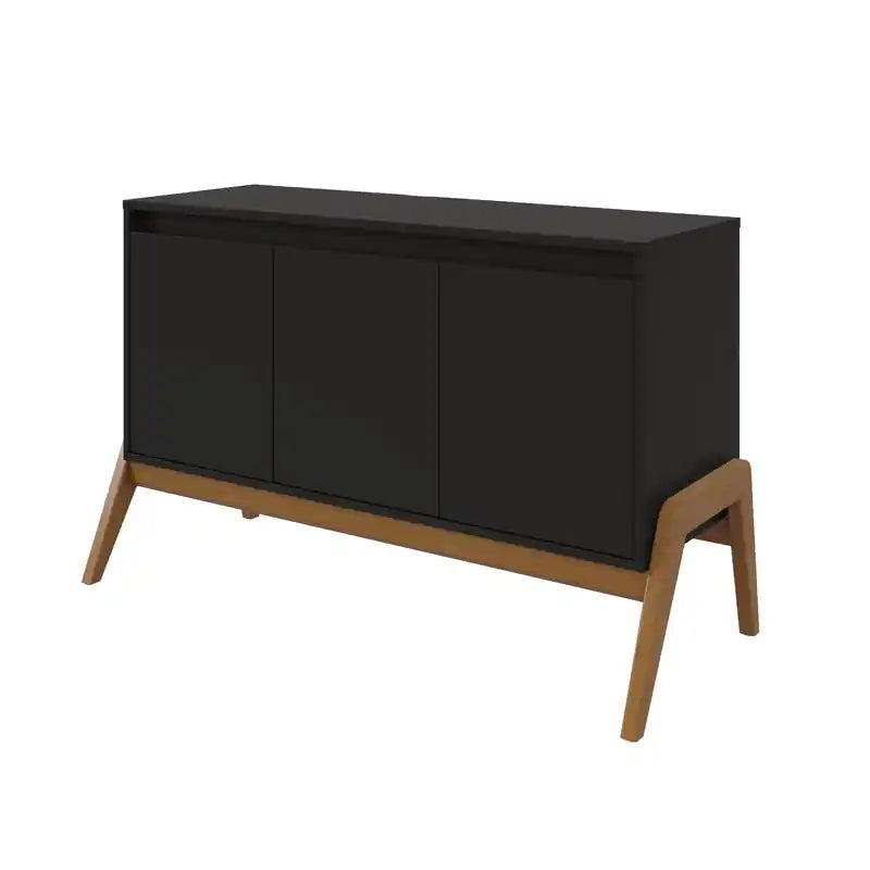 Buffet Mid-Century Modern 48,50 avec pieds en bois massif