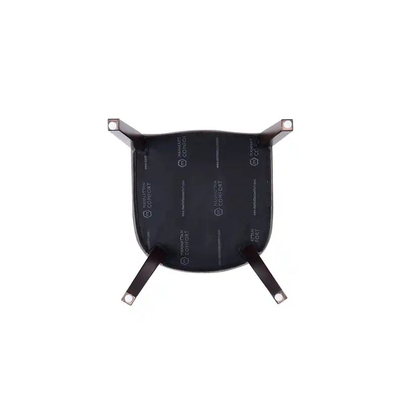 Chaises de salle à manger en similicuir - fauve et noyer
