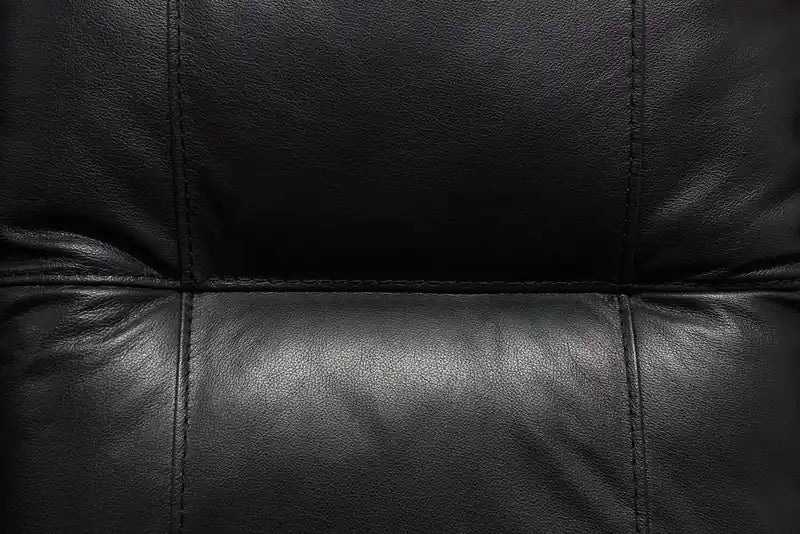 Canapé inclinable électrique en cuir véritable 87, fabriqué au Canada, avec port USB et coussins décoratifs