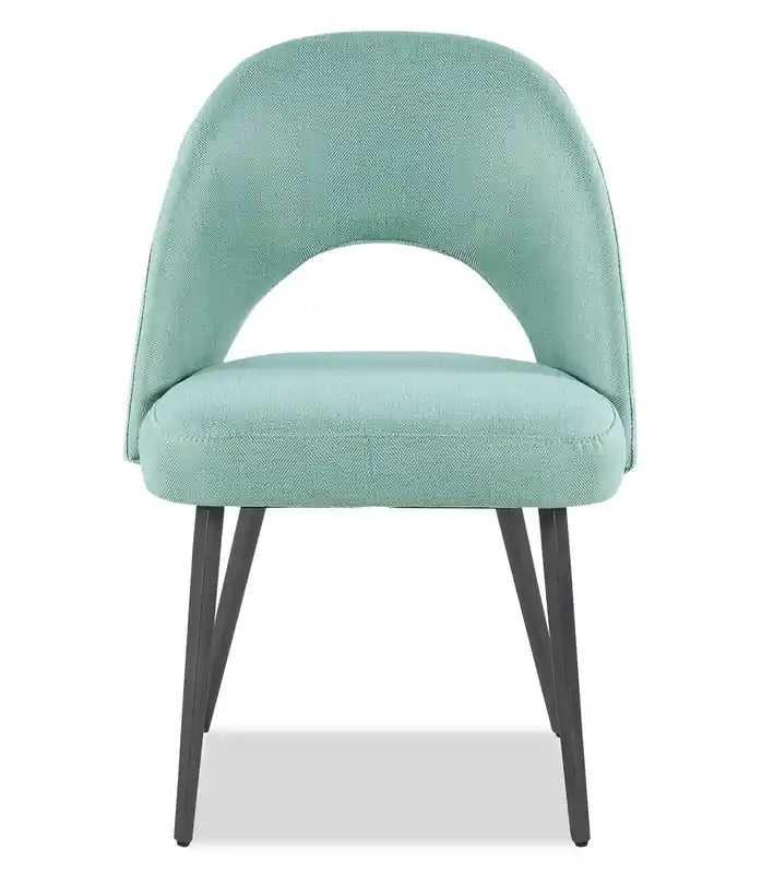 Chaise de salle à manger avec tissu en cuir végétalien