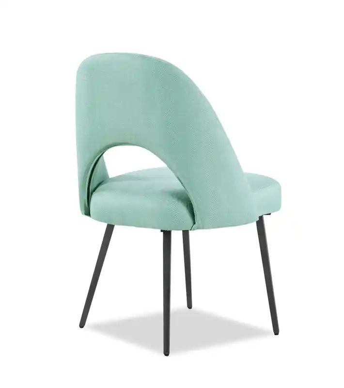 Chaise de salle à manger avec tissu en cuir végétalien