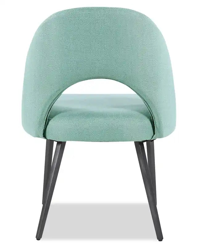 Chaise de salle à manger avec tissu en cuir végétalien