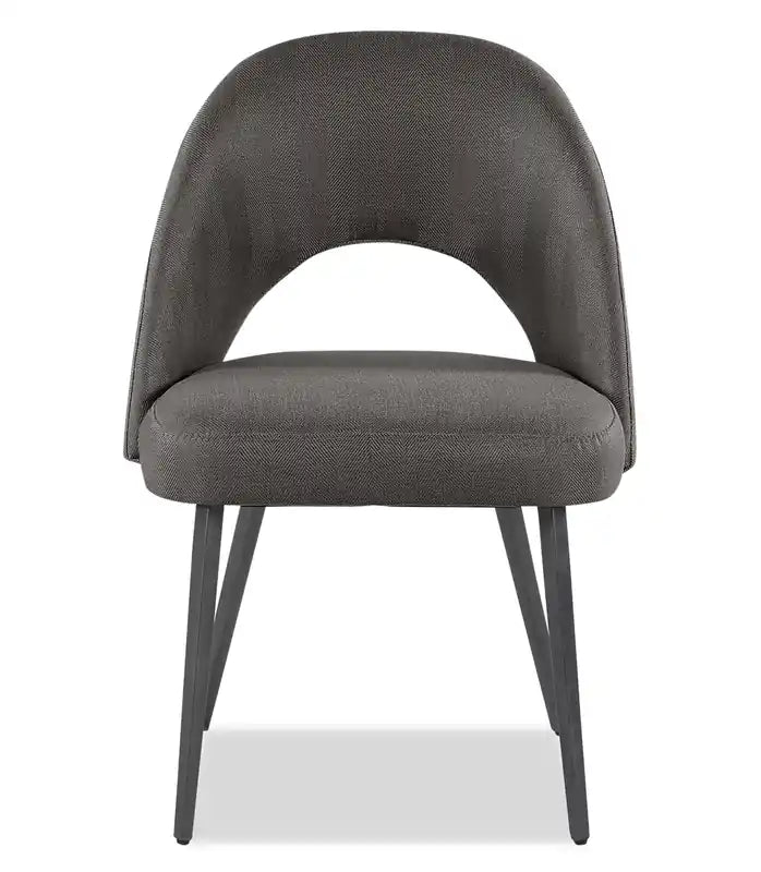Chaise de salle à manger avec tissu en cuir végétalien