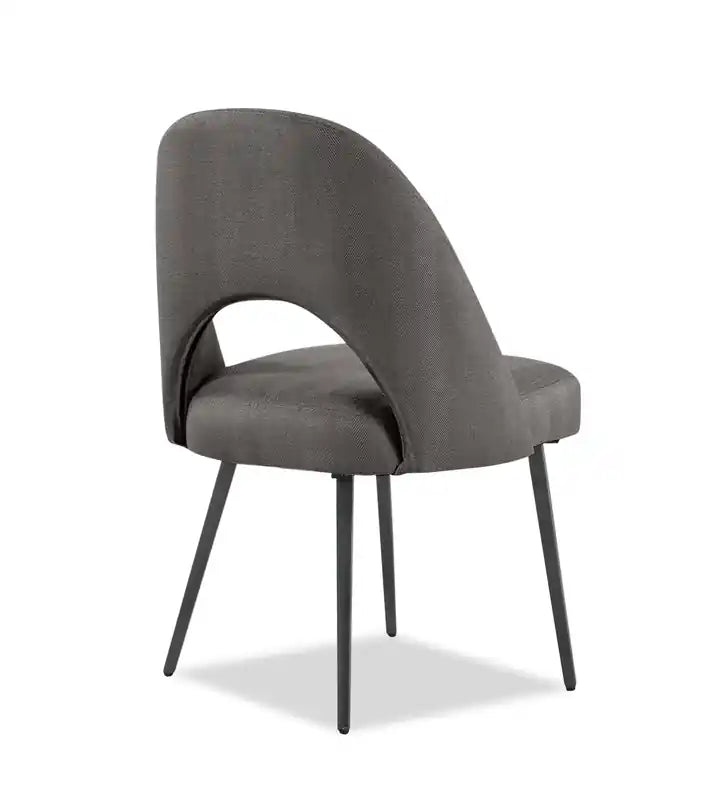 Chaise de salle à manger avec tissu en cuir végétalien
