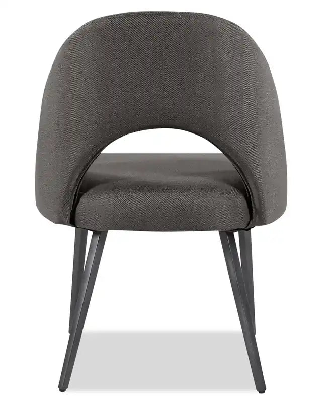 Chaise de salle à manger avec tissu en cuir végétalien