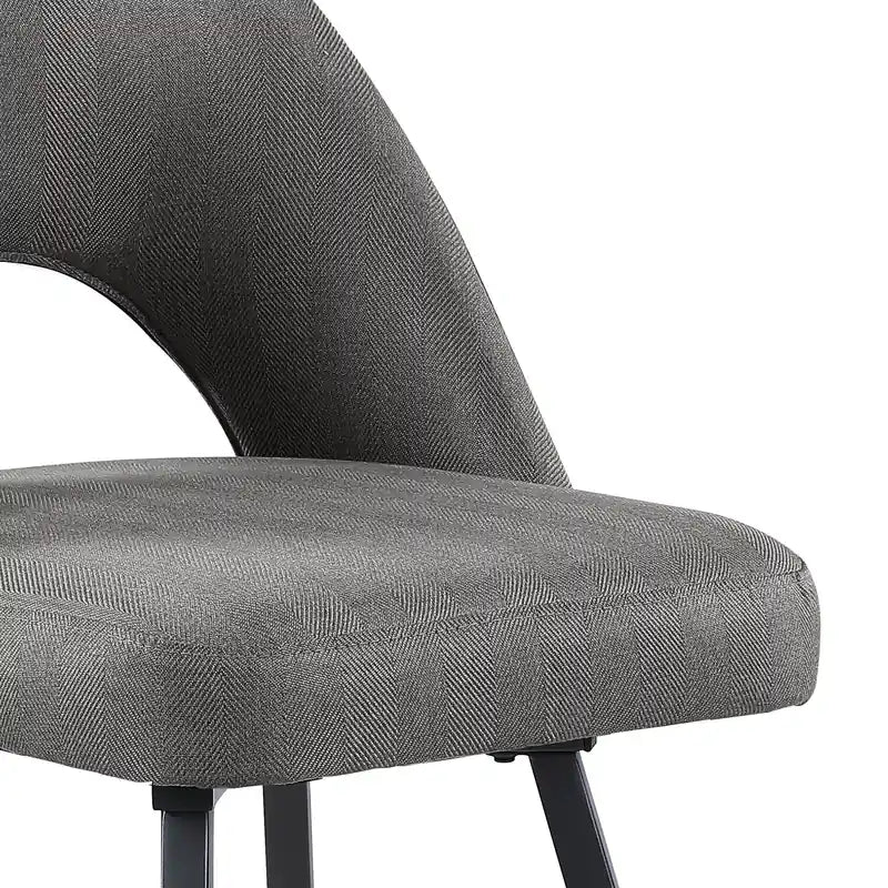 Chaise de salle à manger avec tissu en cuir végétalien