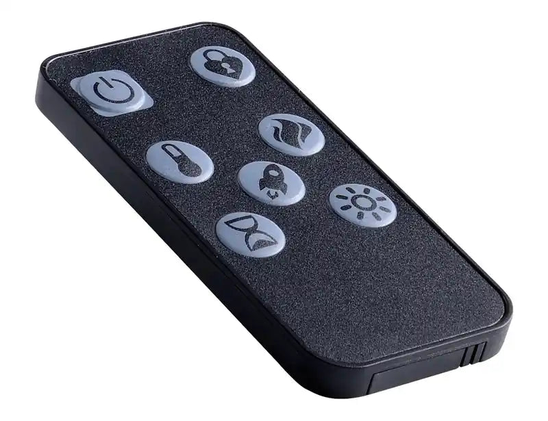 Meuble TV moderne Ignatius avec foyer électrique et rangement pour téléviseurs jusqu'à 70 pouces - Blanc