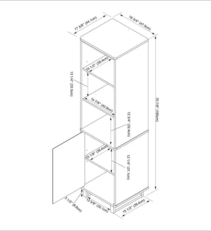 Meuble TV moderne Ignatius avec foyer électrique et rangement pour téléviseurs jusqu'à 70 pouces - Blanc