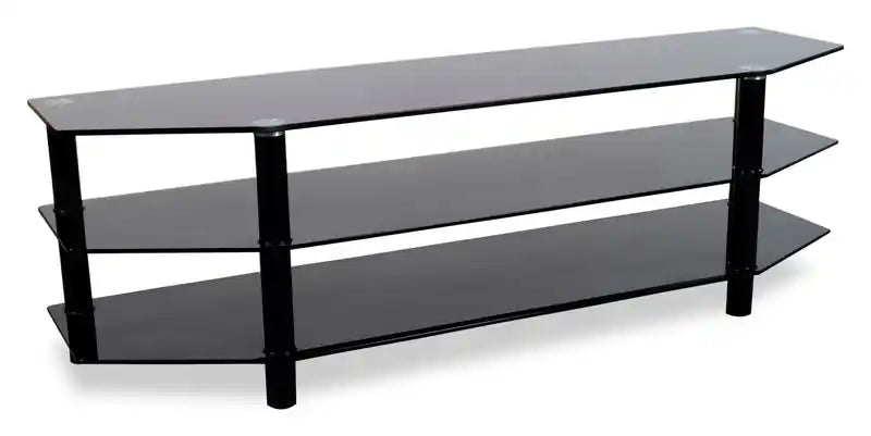 Meuble TV de 62 po avec rangements, pour téléviseurs jusqu'à 70 po