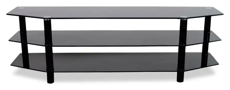 Meuble TV de 62 po avec rangements, pour téléviseurs jusqu'à 70 po