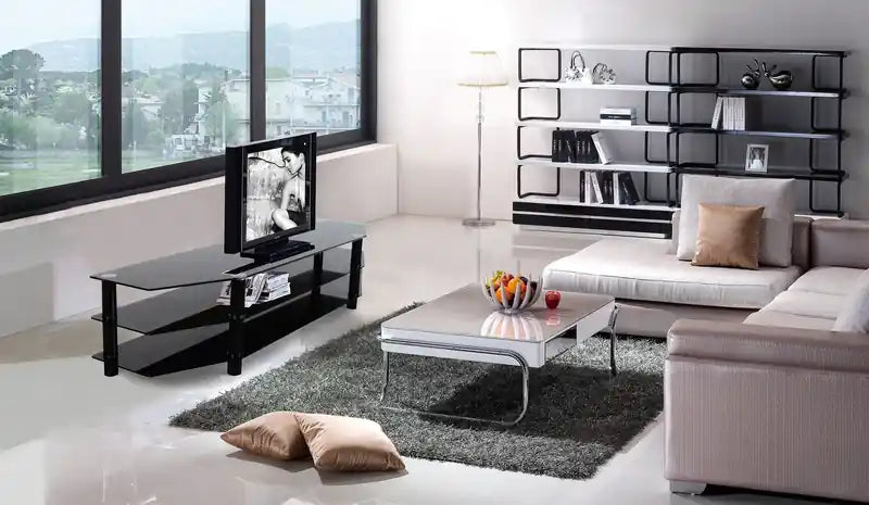 Meuble TV de 62 po avec rangements, pour téléviseurs jusqu'à 70 po