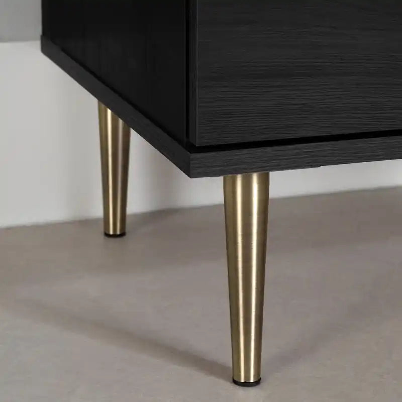 Commode de chambre à coucher, 5 tiroirs, 74 x 132 cm, Fabriquée au Canada, Glamour