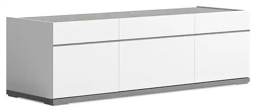 Marla 47 Modern TV Stand with Storage and Cable Management for TVs up to 50- White