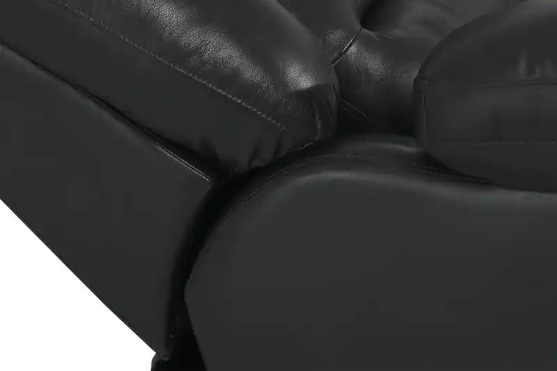 Fauteuil inclinable électrique 42 en cuir véritable