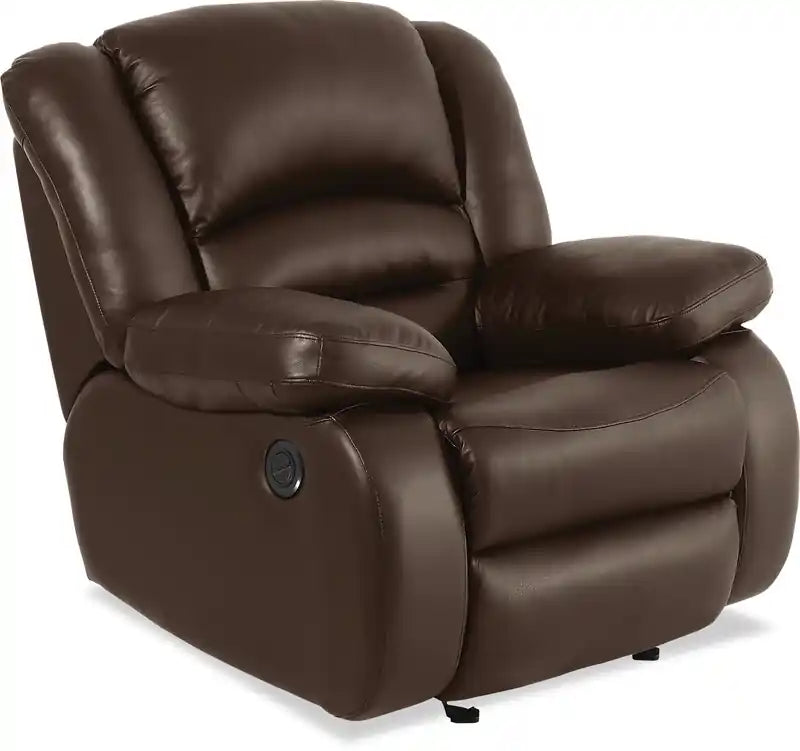Fauteuil inclinable électrique 42 en cuir véritable