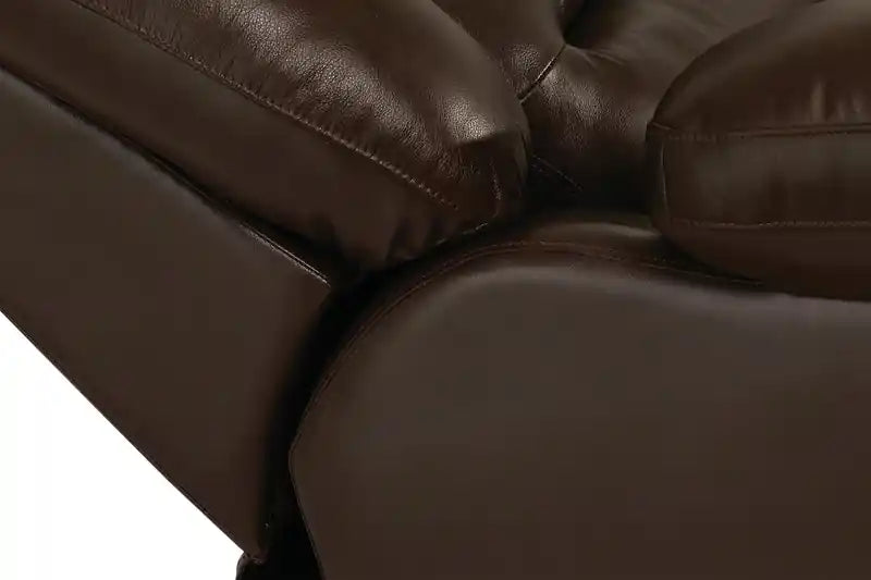 Fauteuil inclinable électrique 42 en cuir véritable
